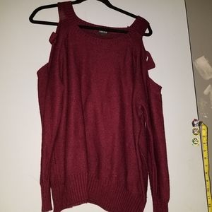 Torrid Open Shoulder Sweater